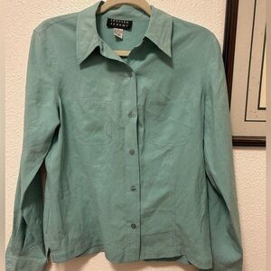 100% Silk Spencer Jeremy button up blouse